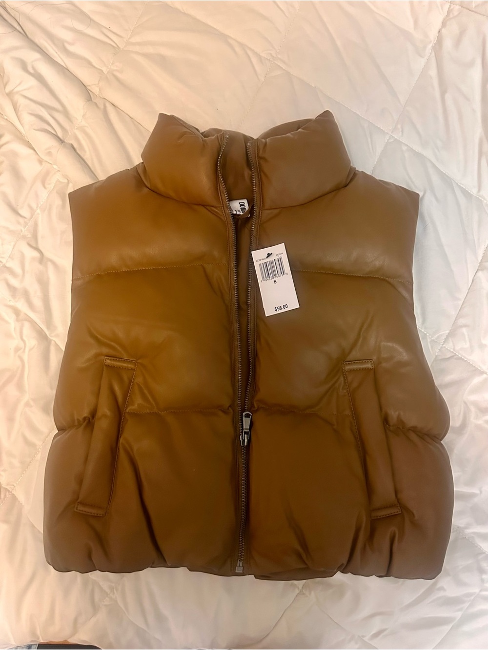 NWT Dry Goods Brown Puffer Vest